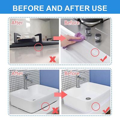 PVC-Dichtungsstreifenband für Badezimmer, Bad, Toilette, Dichtungsband, selbstklebendes, wasserdichtes, schimmelresistentes Klebeband für Küchenspüle, Wandecke