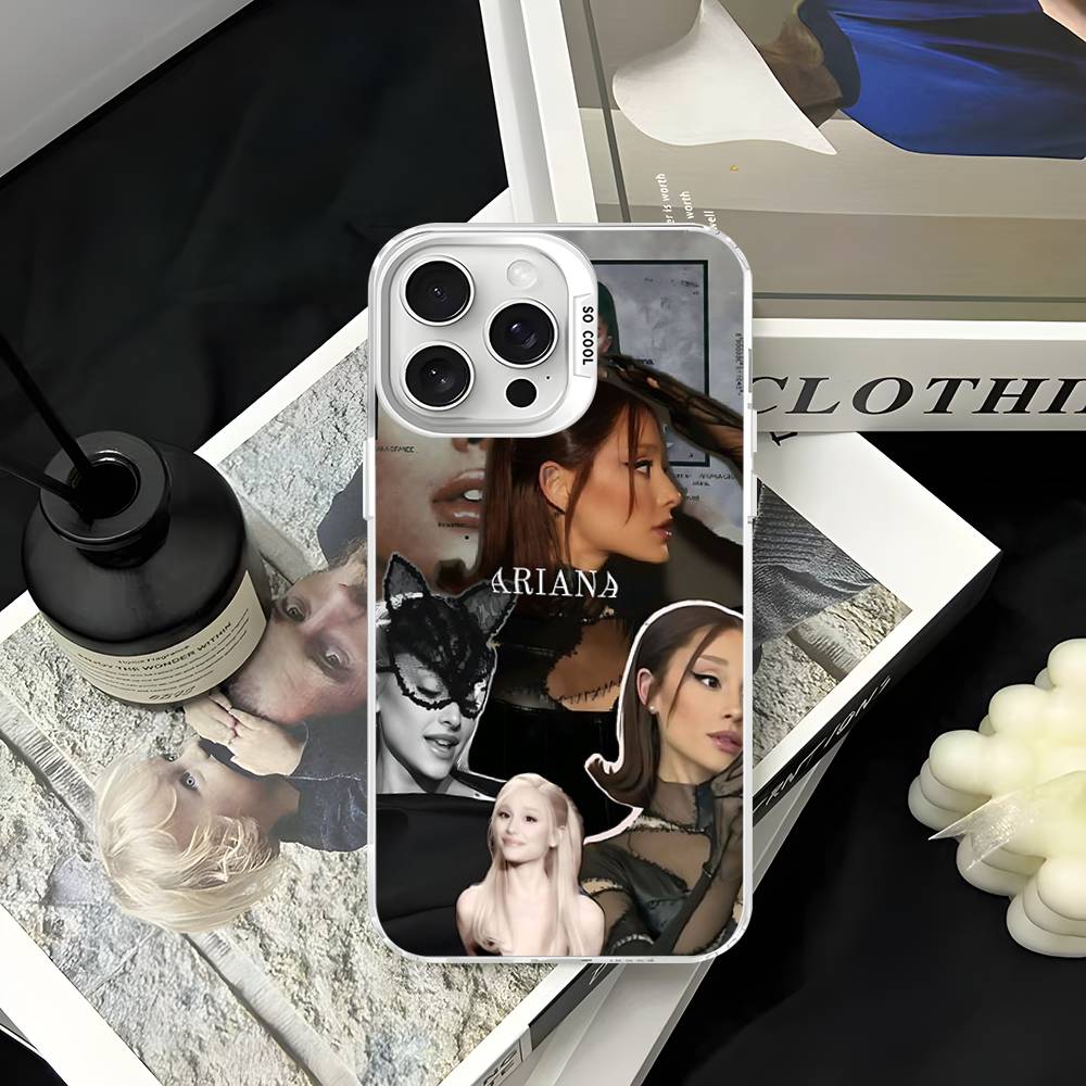 

A-Ariana Singer G-Grandes Phone Cases For IPhone 17 16 15 14 13 12 11 Plus Pro Max Pro Color Matte Cover iPhone 13