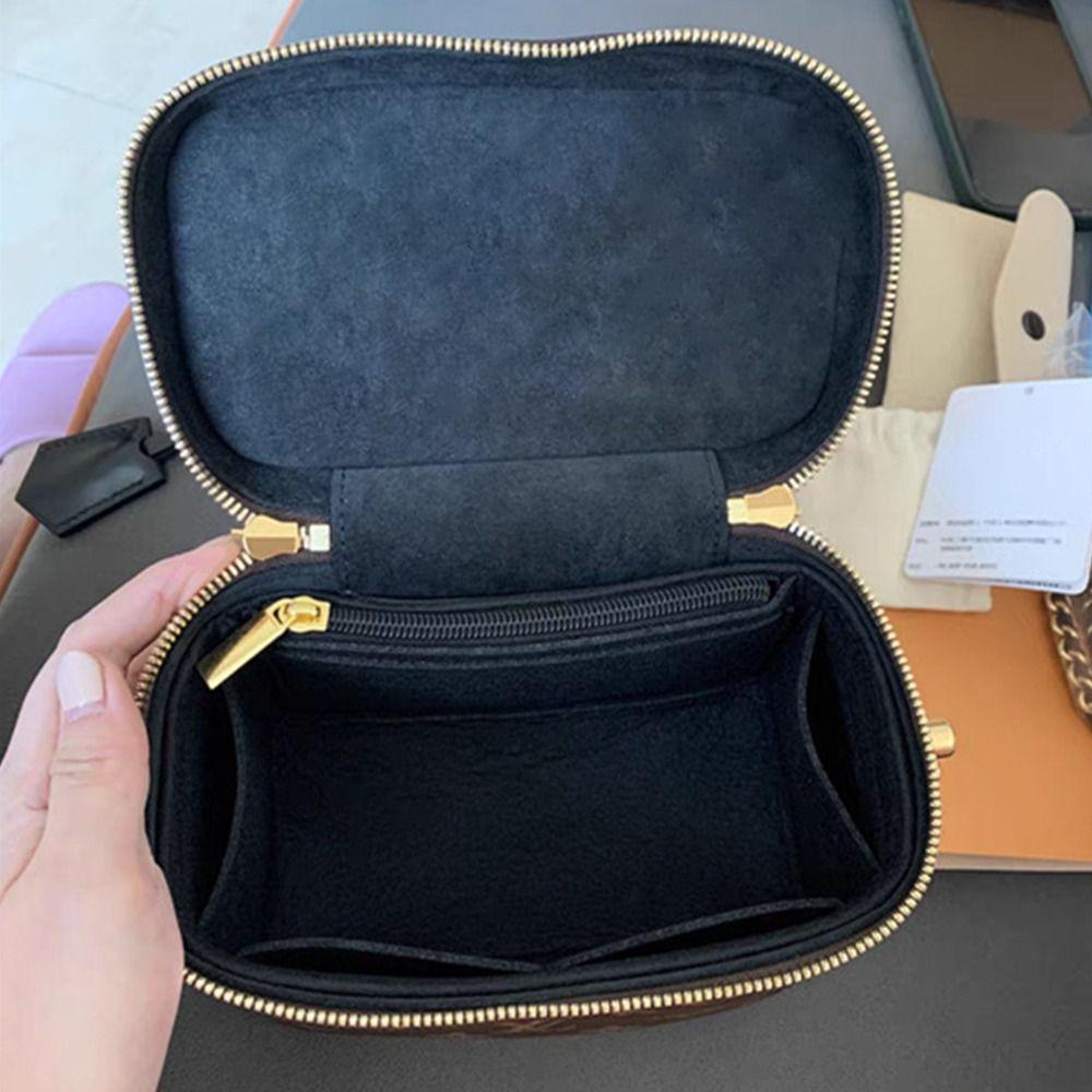 Filz Handtaschen Einlage Tasche Aufbewahrungstasche Stütze Geldbörse Liner Tragbare Organisationstasche Organizer für LV Nice Nano/Mini/BB/Vanity