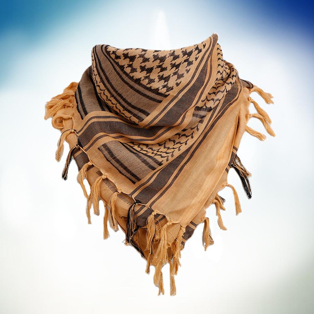 New Camping Hiking Scarf For Men Women Arab Square Scarf Outdoor Keffiyeh Shawl Neck Cover Head Wrap Bandanas Desert Scarve