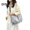 Women Crossbody Bag Large Capacity Crescent Satchel Casual Solid Color Shoulder Bag with Adjustable Strap for Daily Life Travel Shopping