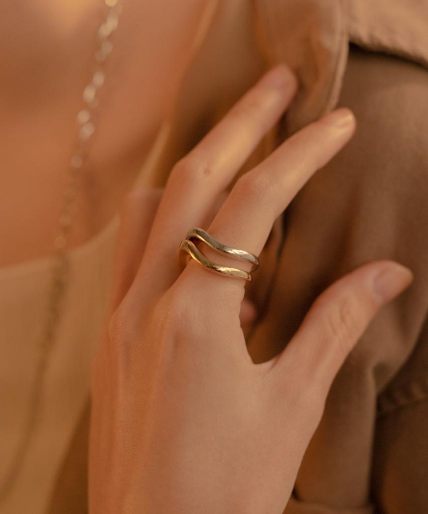 Novice Tokyo Stack Ring Set 2 Sets / Mix