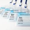 Worker ID Card Holder Set with Lanyards (20-Pack)