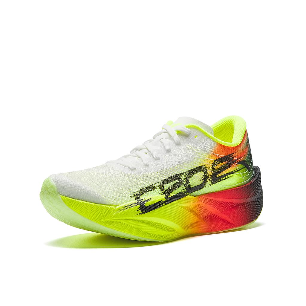 Anta C202 6.0 Comfortable Fabric Synthetic Leather Rubber Low-Top Running Shoes Women Sneaker White Black Orange 922615588-4