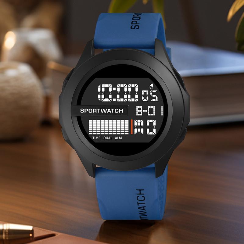 Sport Watch for Men Military Digital Watch Stopwatch Luminous Date Week Waterproof Men's Clock Electronic Wristwatch