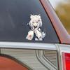 Cartoon Cute Fox Character Sticker Decal Sticker | Durable, Waterproof, UV Resistant | Compatible