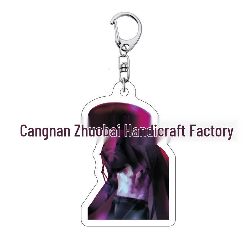 Kpop Demon Hunter Girl Group Keychain: Lumi, Zoe, Mira & Qin Yu Cute Acrylic Schoolbag Pendant
