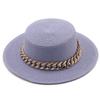 New Flat Top Top Hat Straw Hat Ladies Summer Beach Hat Shade Sunscreen Resort Seaside Hat Flat Brim Jazz Hat