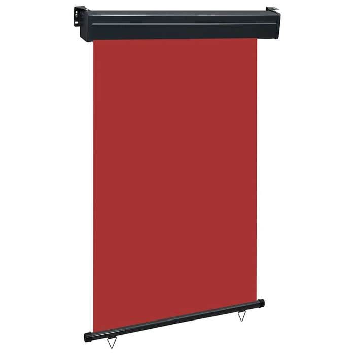 VidaXL Auvent latéral de balcon 120x250 cm Rouge