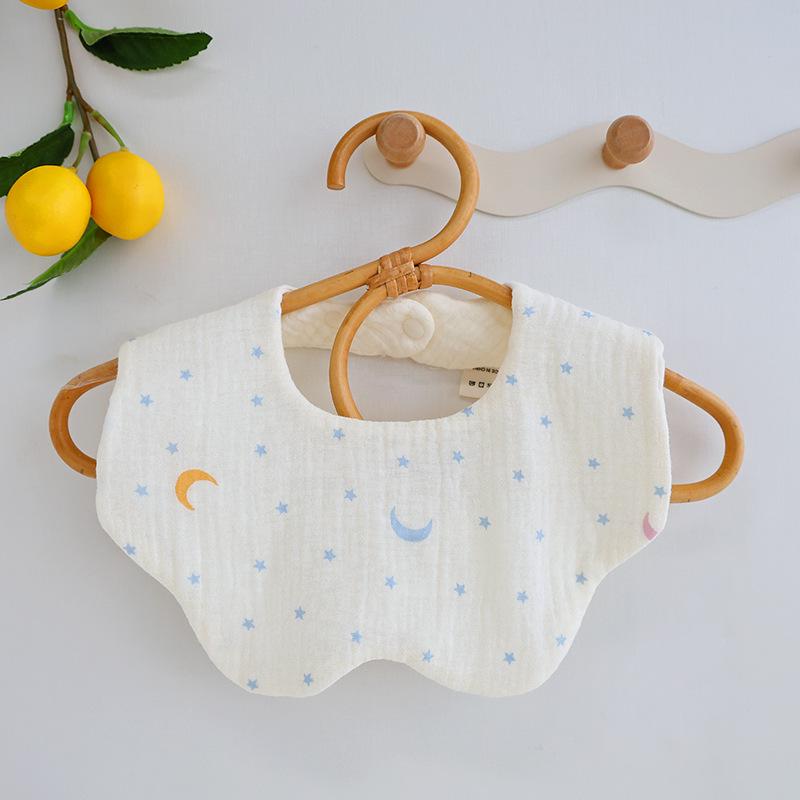 Sześcio-warstwowy bawełniany muślinowy śliniaczek i ochraniacz na brzuszek dla dziecka