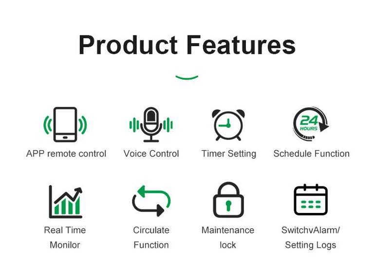 Tuya Smart Wi-Fi Circuit Breaker with Mobile App Control and Timer