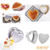 6inch Heart Baking Pan Aluminum Alloy Dishwasher Safe Non Finish