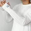 Maniche a braccio fresche in seta di ghiaccio da uomo, protezione UV, crema solare, traspiranti, elastiche, copribraccia per guidare, andare in bicicletta