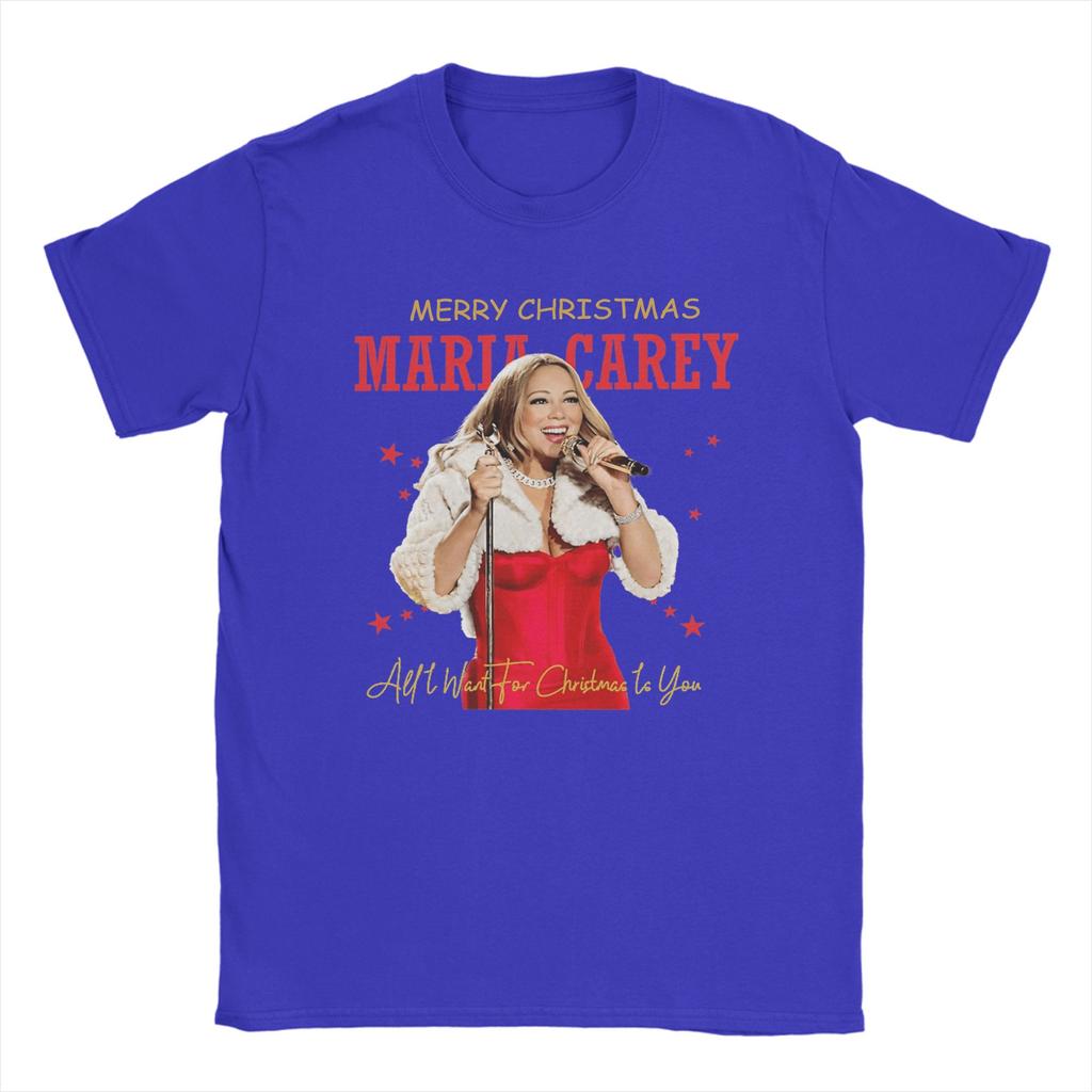 Mariah Carey  All I Want For Christmas Is You T Shirt  Hip Hop T Shirts Short Sleeve Vintage Tshirt Beach Cotton O Neck Tees
