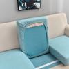Waterproof Sofa Seat Slipcovers Elastic Solid Color Furniture Protector Thick Sofa Cover Corner Couch Cover