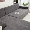 1 Stück Blättermuster Sofakissenbezug Elastische Passform Weicher Jacquard Waschbarer Sofaüberwurf für Wohnzimmer Couch Kissenbezüge