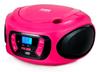 Bigben CD62RSUSBBT - przenośny odtwarzacz CD/MP3, USB z radiem FM i Bluetooth, różowy, BigBen