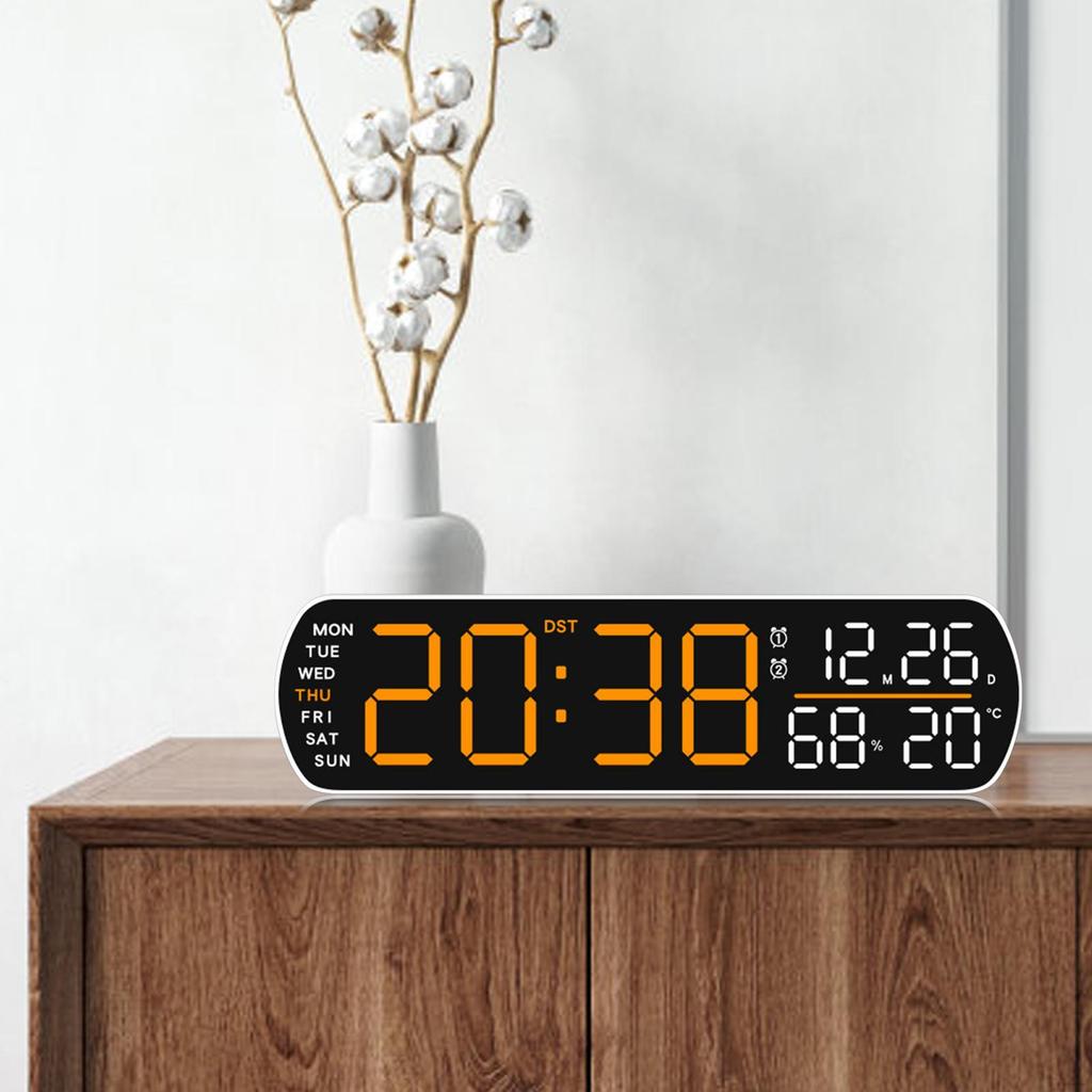 Digital Alarm Clock Desk Clocks Multifunctional Practical Modern LED Display for Table