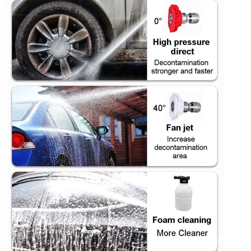 70Bar 1500W 50000mah Wireless High Pressure Car Wash Washer Gun Foam Generator Water Gun Spray Cleaner