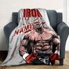 Iron Mike Tyson Boxing Fighter Four Seasons Blanket Customized With Your Name Lightweight And Warm Perfect Gift For Home Office Camping Sofa Travel