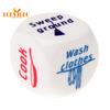 25MM Housework Dice - Fun Chore Assignment Game, Six-sided Patterned Rounded Corner, Cute Family Housework Dice