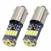 10Pcs Ba9s LED Bulbs T4W T2W T3W White 4014 15-SMD T11 H6W Car LED Interior Dome Light Reading Door Trunk Clearance Lamp 12V
