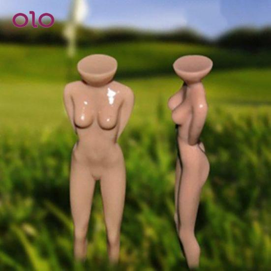 10Pcs Nude Lady Shape Golf Tees Naked Design Golfers Plastic Sports Ball Holder