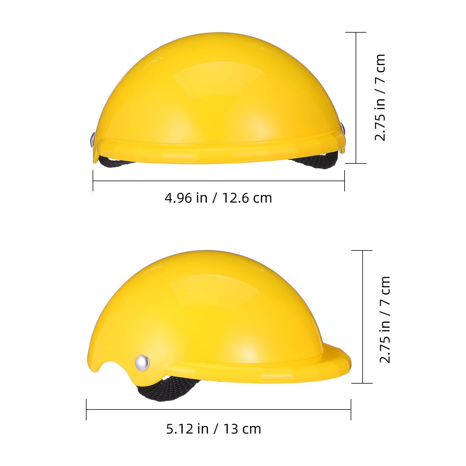 

Hat Durable ABS Plastic Pet Adjustable Strap Easy Use Lightweight Portable Decorative Cat Outdoor жёлтый