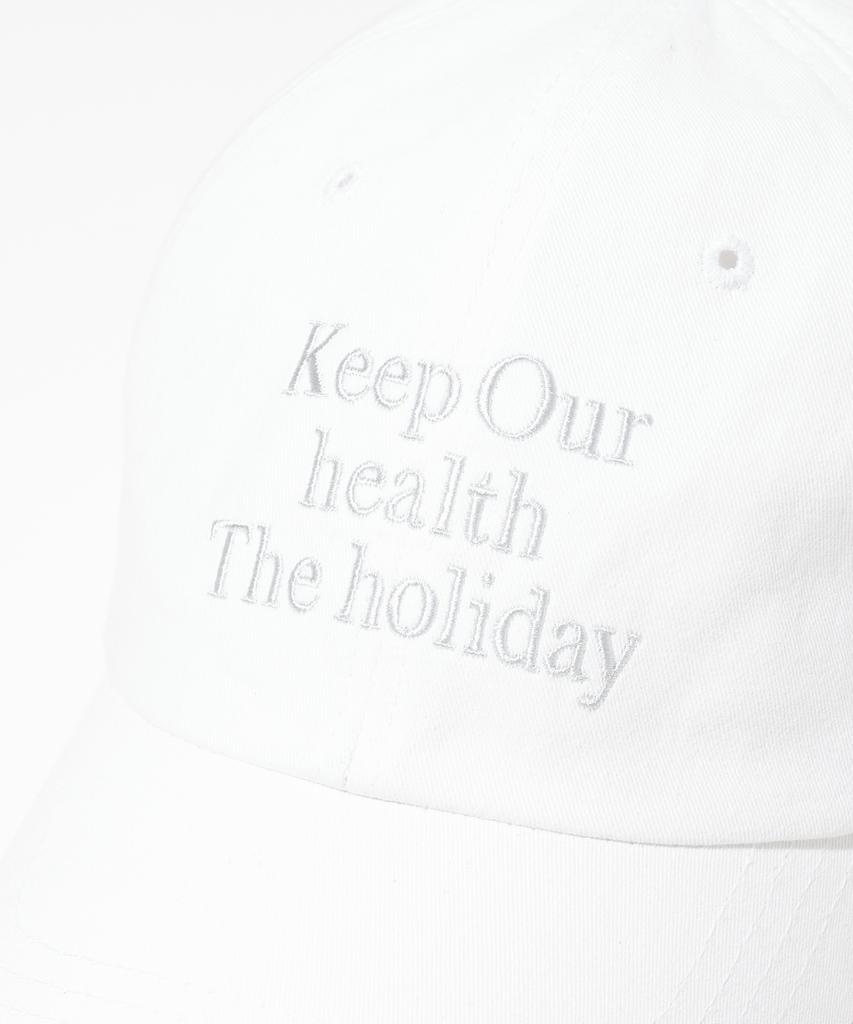 MILLO ARCHIVE Holiday Signature Ball Cap [Pure White]
