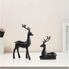 2 Pcs, Room Decor Mother Deer Cute Kids Room Decor Sculptures Kawaii Sculptures Christmas Home Decoration Fawn Figurines