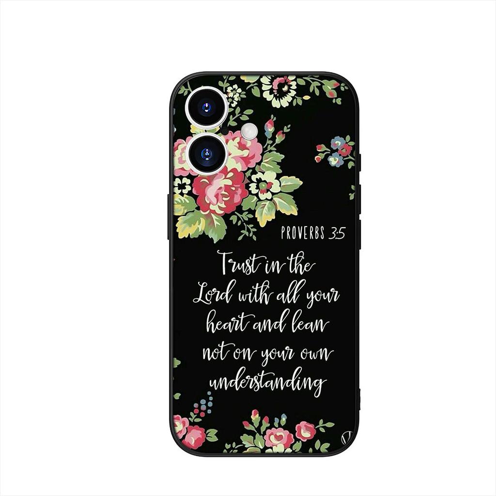 Bible Verse Jesus Christ Christian Cover Phone Case for Apple iPhone 16 15 14 Plus 13 12 Mini 17 Pro Max + 16E Air 16+ ProMax