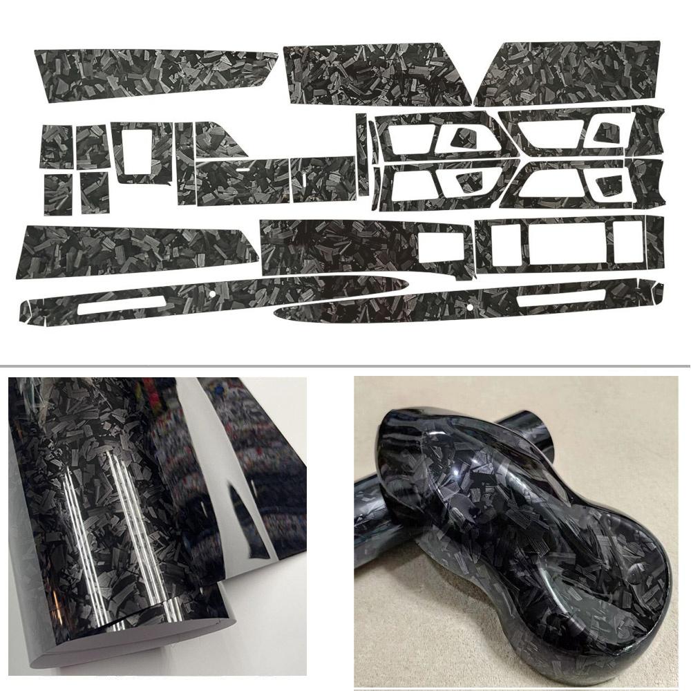For Jaguar XF X250 2008-2015 Interior Central Control Panel Door Handle 5D Carbon Fiber Stickers Decals Car Styling Accessorie