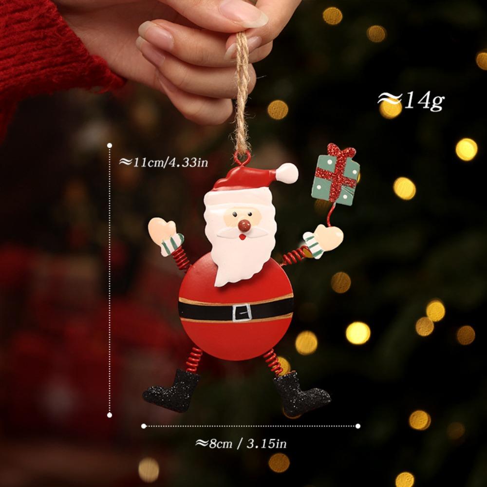 Nordic Style Xmas Tree Pendant Santa Clasu Christmas Ornament Christmas Hanging Decoration  Party