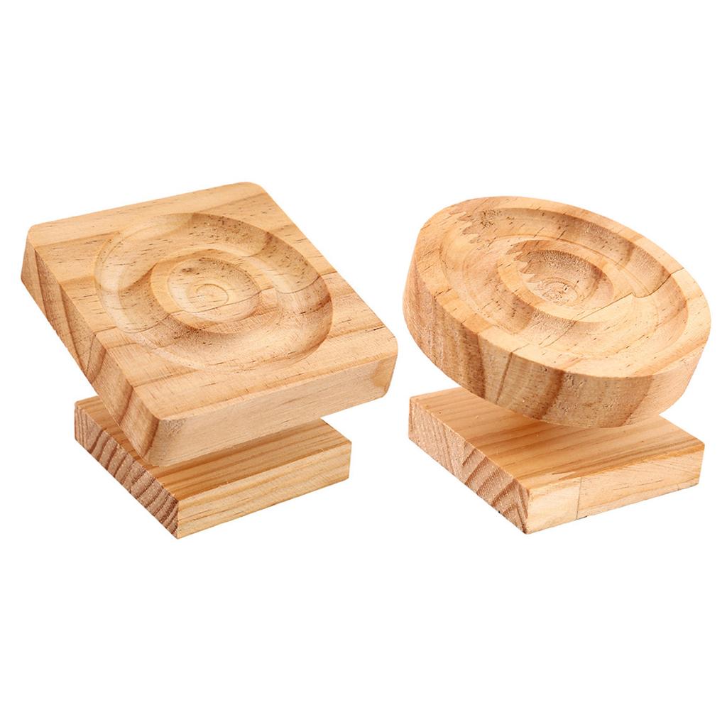 Elegant Jewelry Presentation Stand Bracelet Display Stand Wood Bangle Storage Holder for Artisans and Collectors