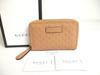 Authentic GUCCI Micro Guccissima Beige Leather Round Zip Coin Purse #a375   Refurbished