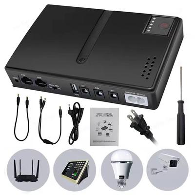 DC1018L 18W Mini Tragbare USV Notstromadapter 5V 9V 12V Unterbrechungsfreie Stromversorgung Batterie-Backup für WiFi-Router Kamera