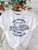 The Original Vintage Clothing Co. T-Shirt - Stylish White Tee with Blue Text, Featuring 'Old Trusted