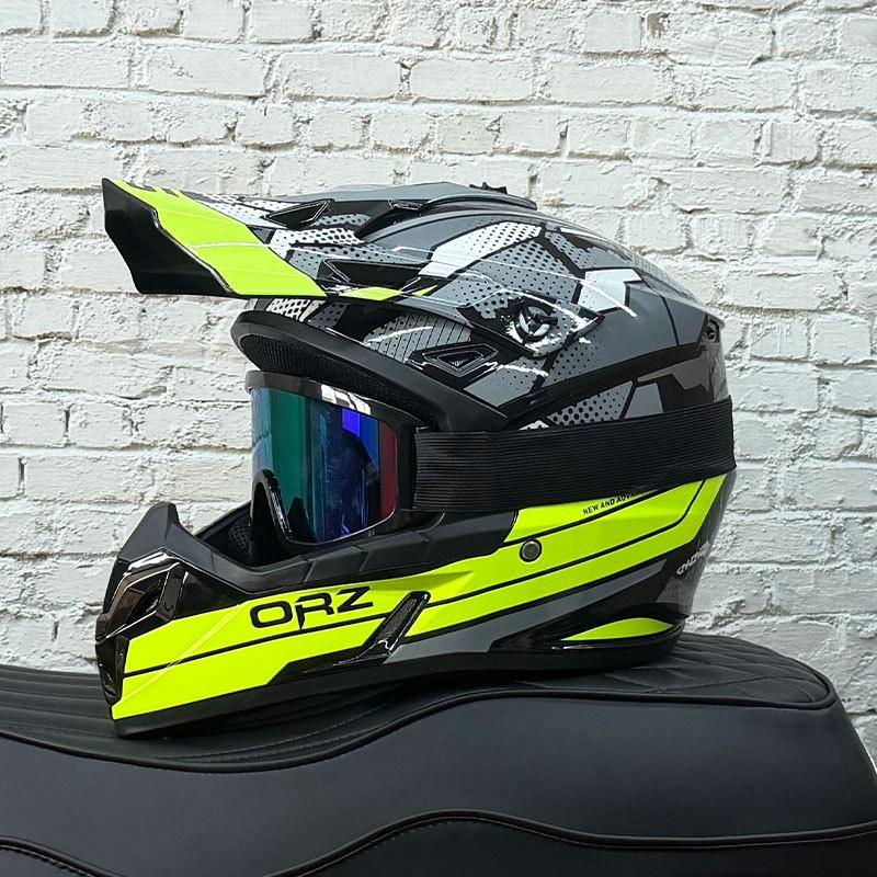 Full Face Mountain Bike Helmet Adults Teens Off-Road Dirt Cycling Safety Gear With Ventilation