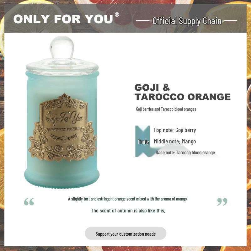 Tiffany Blue Aromatherapy Candle Holder - Spray-painted Wishing Bottle Souvenir