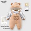 Infant Winter Warm Padded Jumpsuit - Newborn Cute Bodysuit Outerwear