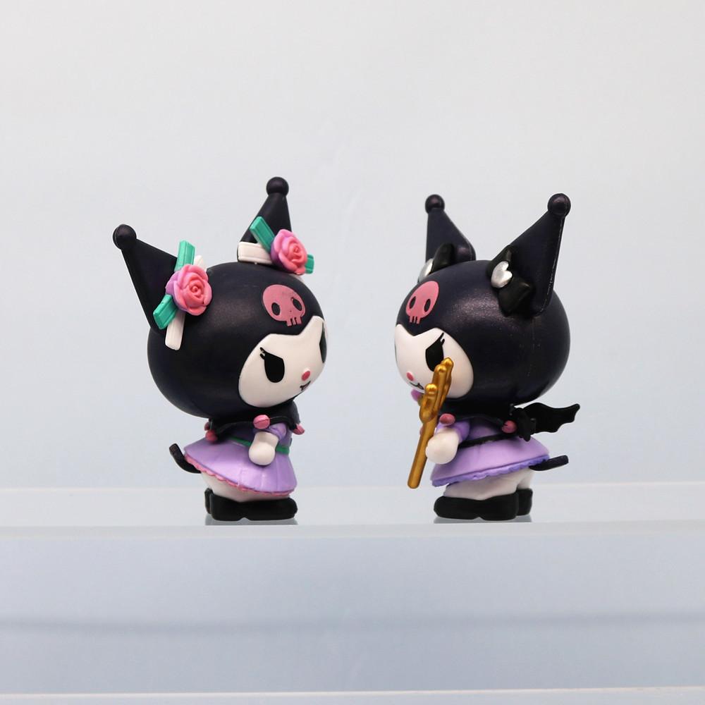 Birthday Party Kuromi Merry Melody Figure Blind Box Doll Charming Desktop Decoration