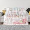 French Patisserie Paris Cake Shop Diorama Custom Home Decor An Ultra-Soft Micro Fleece Blanket