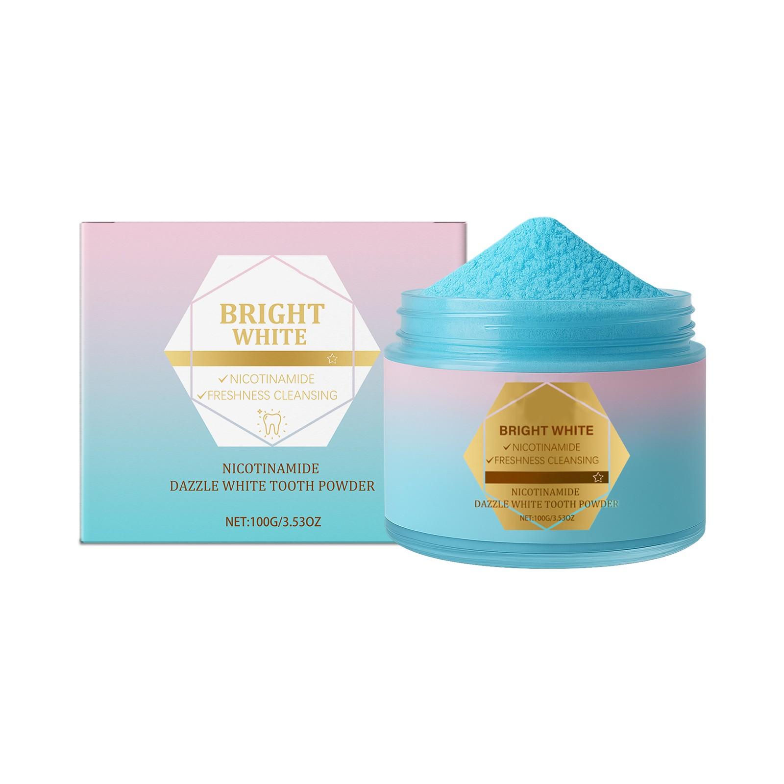 

Отбеливающий зубной порошок Безопасный зубной порошок Свежее дыхание Отбеливание Очищение Предотвращение кариеса Чистка зубов One Size