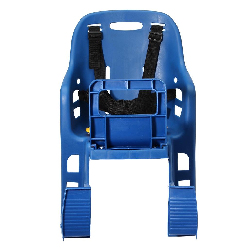 Blue Bicycle Bike Seat Kids Safety Child Baby Chair Bike Saddle with Armrest Backrest Guard Bar Pedal Cycling Acccessories
