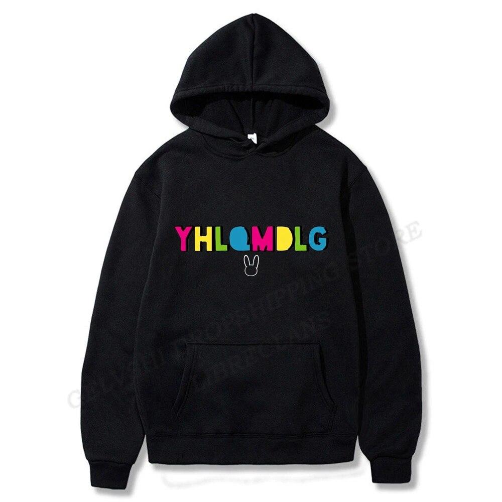Bad Bunny Hoodie Unisex Damen Mode Mantel Übergroße Hip Hop Hoodies Kinder Hip Hop Unisexs Mantel Rap Hoodie Sweatshirt Harajuku Pullover