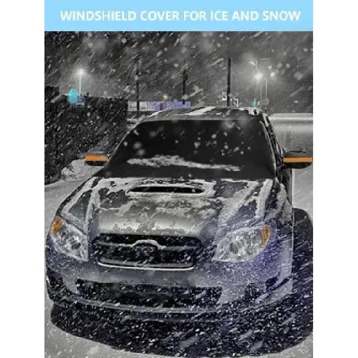 Car windshield anti-frost snow cover with side mirror cover thickened winter waterproof car clothing SUV commercial vehicle
