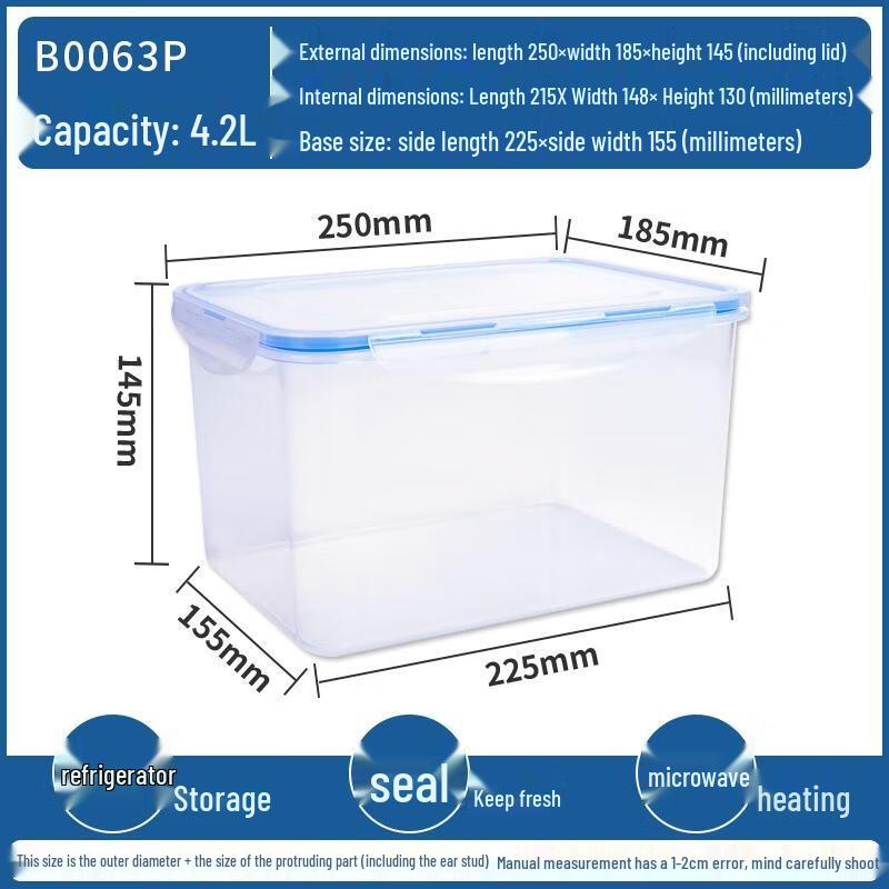 HANDUNYOU Microwavable PP Food Storage Container Set