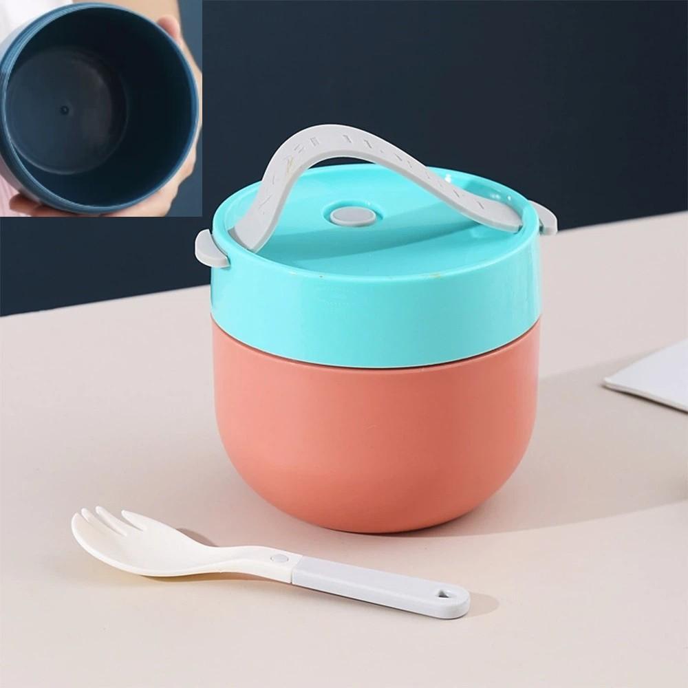 600ml Insulated Soup Cup Dopamine Stainless Steel Lunch Box Thermos Containers  Breakfast Cereal