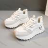 Fashion Fashion Platform Sneakers for Women 2025 Spring Thick Bottom Vulcanized Shoes Woman Lace Up Casual Wear-resistant Running Shoe