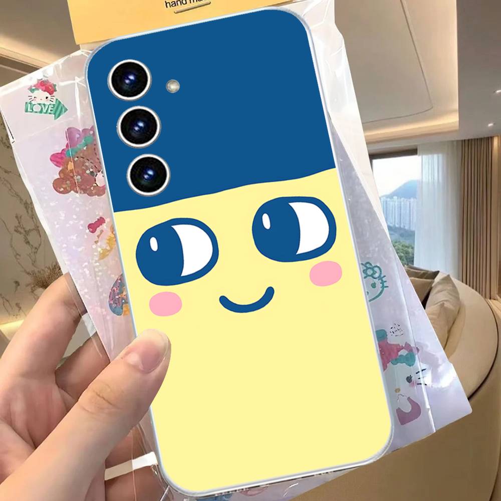 Cute T-tamagotchi-S Anti-Fingerprint Transparent Phone Case For Samsung Galaxy A52,A12,A51,S24,S23,S22ULTRA,S21 Edge,S20LITE,Plu